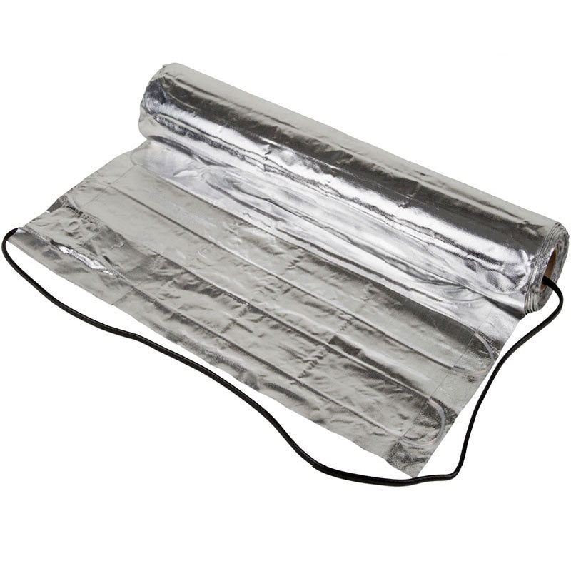 Alumat parketgulvvarmemåtte 0,5x2,0m 1m² 80W