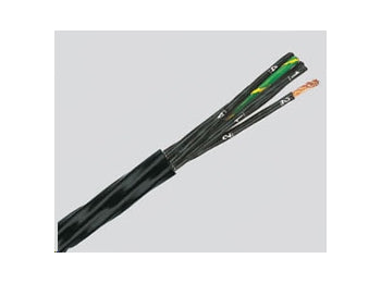 Varmebestandig kabel - 2 x 0,5mm², Ø3,9mm, 205°C (metervare)