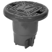 AVK 210 mm ventilbetäckning, rund ram, fyrkantigt lock V-märkt