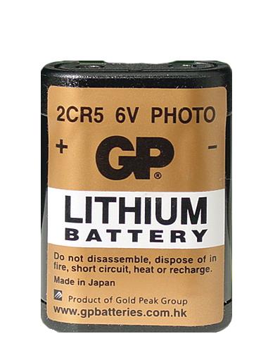 GP Fotobatt. Lithium 2CR5 6V 1 stk.