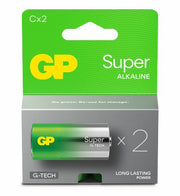 GP Super Alkaline C batt. LR14 2-pak