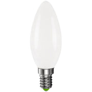 LED pære kerte opal 2W(16W) 2700K E14 Ra>90 (A+)