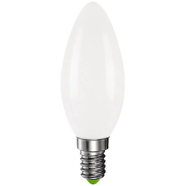 LED pære kerte opal 2W(16W) 2700K E14 Ra>90 (A+)