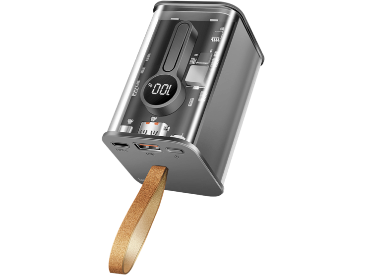 Mobile Power Bank, 20.000mAh, PD 20W, transparent