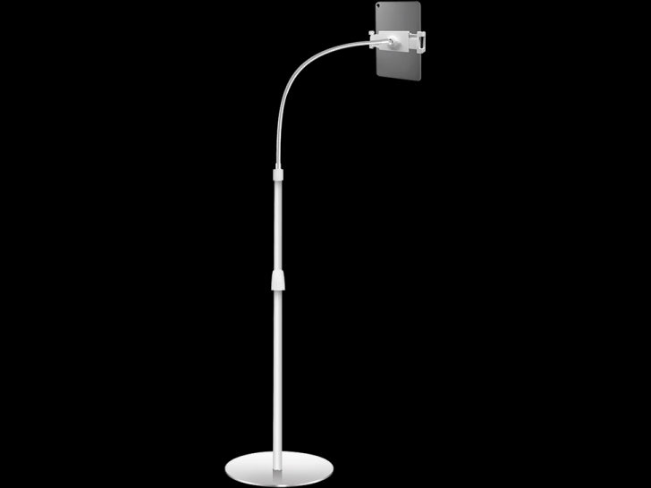 Smartphone / tablet gulvstander m. svanehals (68–173cm)
