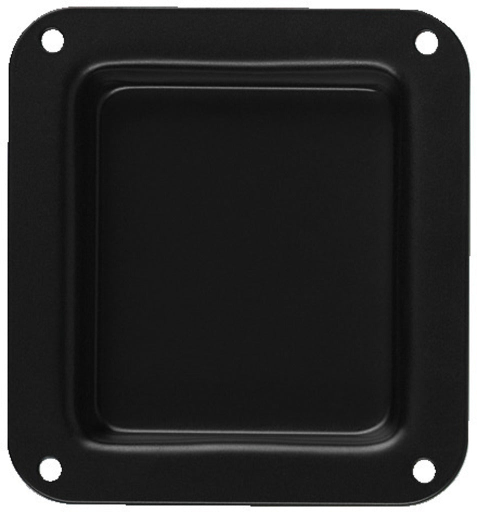 PA terminal u. huller, Sort metal (102,5x110,5mm)