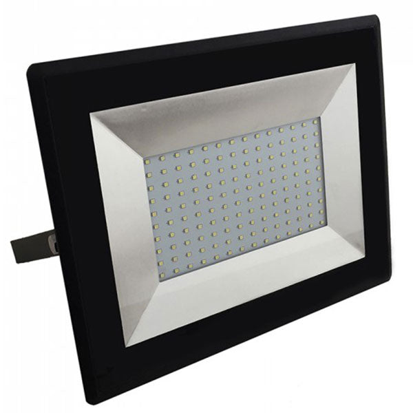 100W LED projektør 3000K 8500Lm sort