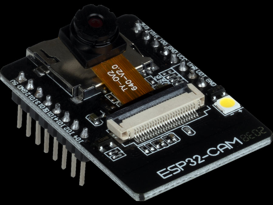 ESP32 kamera modul - 2MP, flash, SD-kort, BT / Wi-Fi