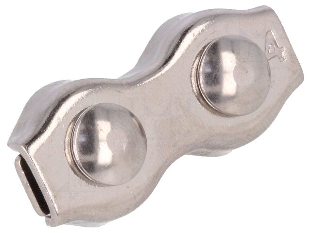 Reb klemme - Dobbelt, 4mm