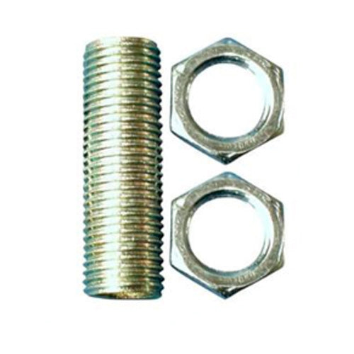 Nippelrør M10 - 30mm. m. Møtrikker