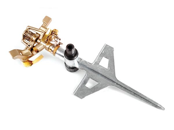 Havevander, impulsvander på spyd - LUX, alu./messing