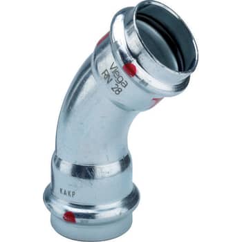 18 mm Prestabo bøjning 45° muffe/muffe