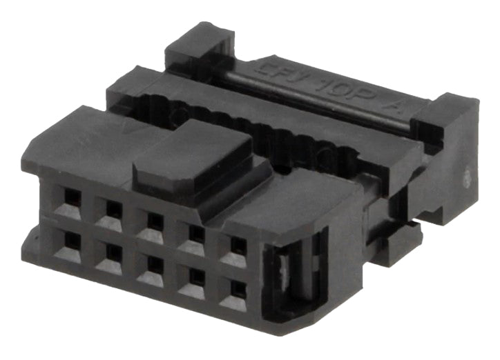 IDC fladkabelstik, hun - 10pol (2x5) 2,54mm benafstand