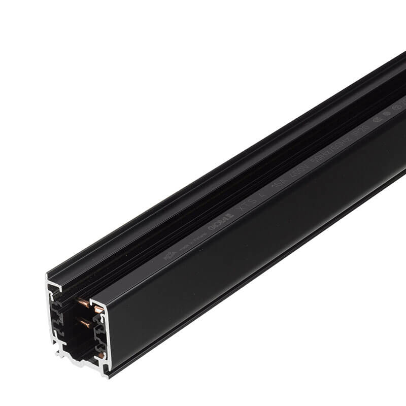 Global 3F Skinne XTS4200-2 sort - 2 meter