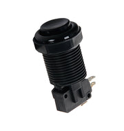 Arkade trykkontakt med mikroswitch - Off-(On), Sort