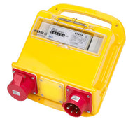 Bi-målertavle 5P 400V 32A CEE ind/ud