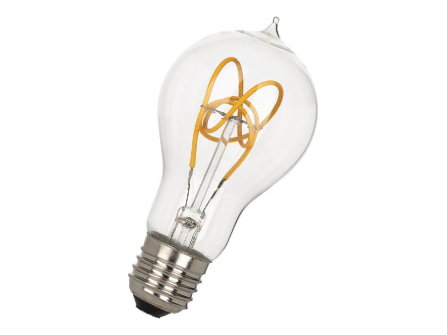 A60 SpiraLED Nostalgic - 240V/4W dæmpbar, E27 (2200K), Klar
