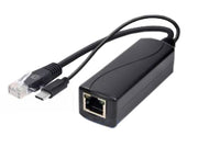 PoE splitter til Raspberry Pi 4 - 48V > 5V / 2,4A USB-C
