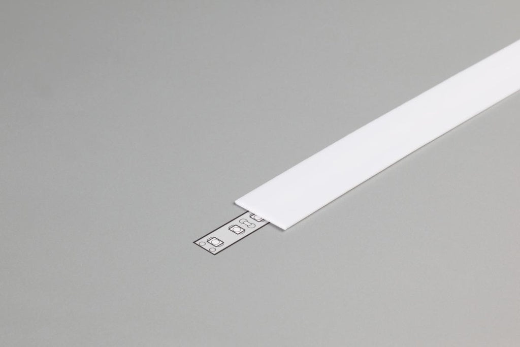 DIOFLEX afdækning E slide opal f/alu profil 2m