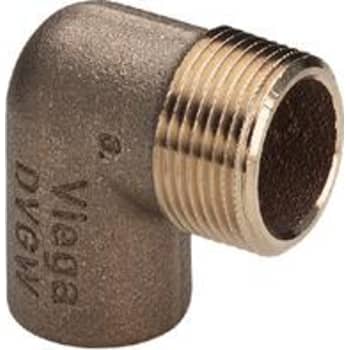 22 mm x 3/4" Lodde vinkel med nippel