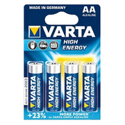 High Energy alkaline AA batteri  4 stk