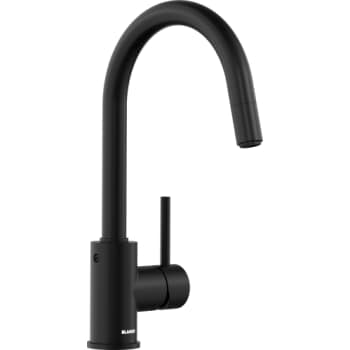 BLANCO MIDA-S køkkenarmatur med udtræksbruser sort mat