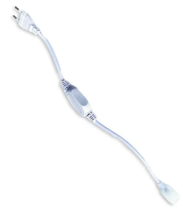 Stik til 230V LED strip (Type X) - Inkl. endeprop,