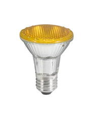 PAR20 LED spotpære - 240V / 6W 35°, E27, Gul