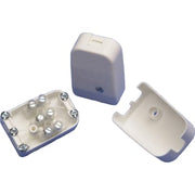 Forgreningsdåse HE253 m/j 2,5 kvardr. Hvid