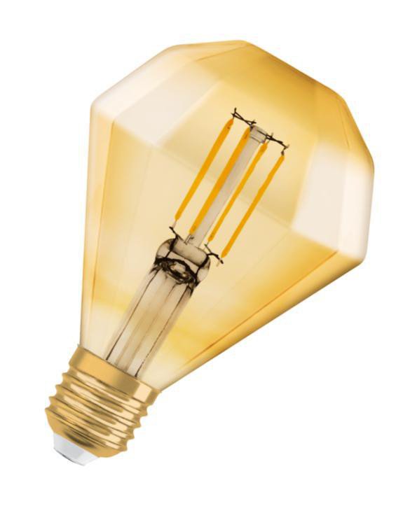 OSRAM Vintage 1906 LED diamond 4,5W/825 (40W) E27 guld