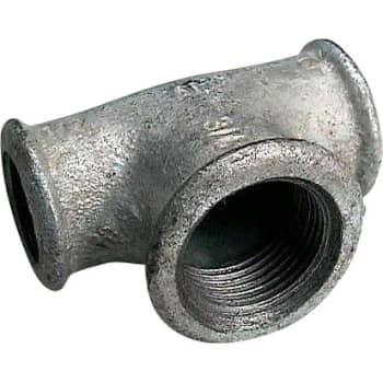 1/2" x 3/4" x 1/2" Galvaniseret tee