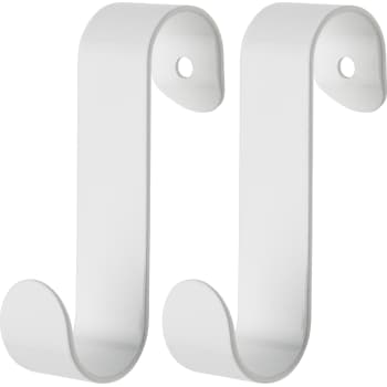 2 STK. TVS KROGE, 19 MM, HVID