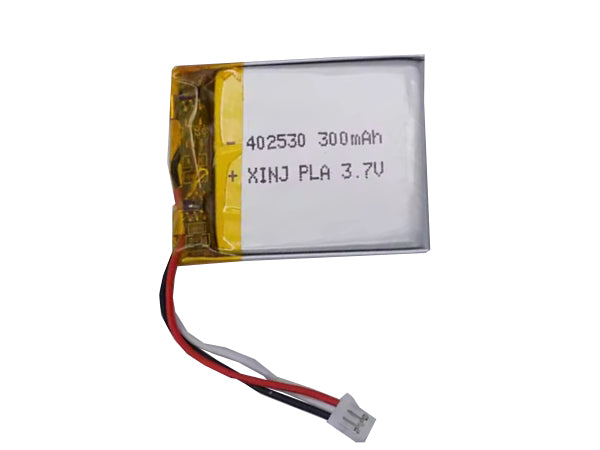 LiPOL batterimodul - 3,7V 300mAh, 3 ledninger (402530)