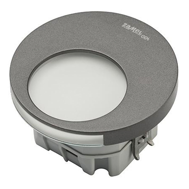 Ledix Muna Ø73 230V grå 3100K 1W Ra80 29Lm IP20