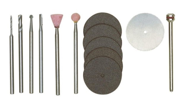 Modelbygger bore-/fræse-/slibesæt (13 dele)