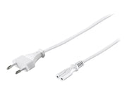 Goobay Powerkabel (8-talsstik) 1.5m Hvid