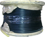 WIRE 1,5MM MED PP-PLAST 2,3MM SORT 100M