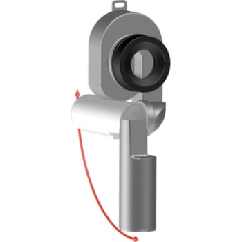 Universal urinal vandlås DN50 til montering i væg eller gulv