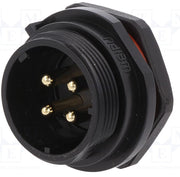 SP21 fatning - 4pol han, 4mm², 30A, kabinet (IP68)