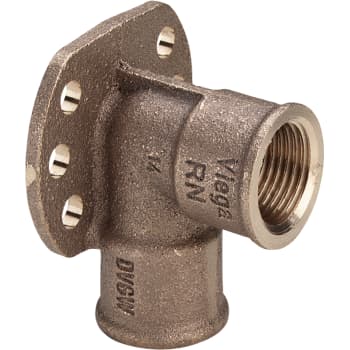 3/4" Rødgods Silicium Bronze gevindfittings vægfitting