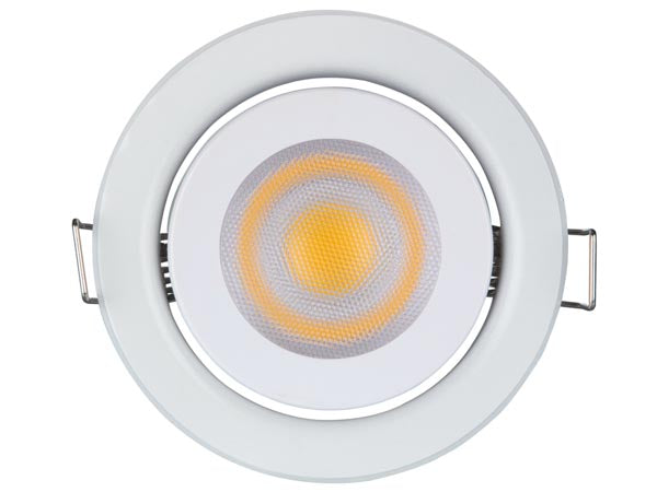 LED indbygningsspot - 230V / 5W, GU10 sokkel, Varm Hvid