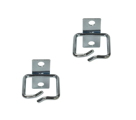 Kabelføringsring til 19" rack - 40x40mm, stål (2 stk.)