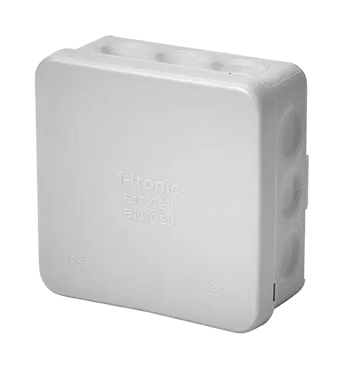 F-9 forgreningsdåse 85x85x37mm - grå