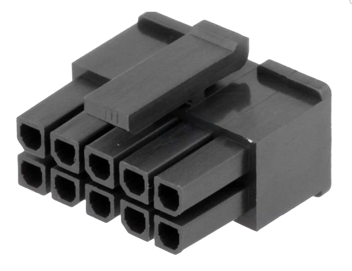 Ledning-til-print hunstik - Micro-Fit 3.0, 3mm, 2x5pol