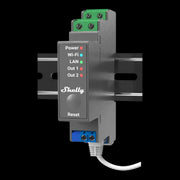 Shelly Pro 2 - WiFI relæ, 2 kanaler, potentialfrit
