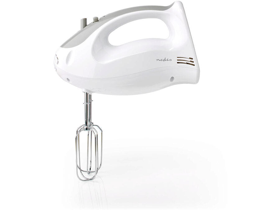 Håndmixer - 200W, 5 hastigheder, Turbofunktion, Hvid