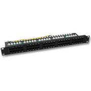 Patchpanel tele 50P 1HE - grå