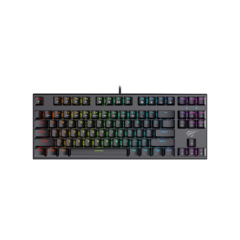 Havit KB857 TKL RGB Gaming Keybord.