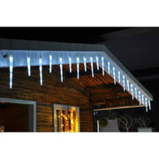 Veli udendørs istapper med hvidt lys