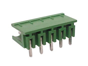 Printfatning til indstik skrueterminal - 5P han 5,08mm 90°